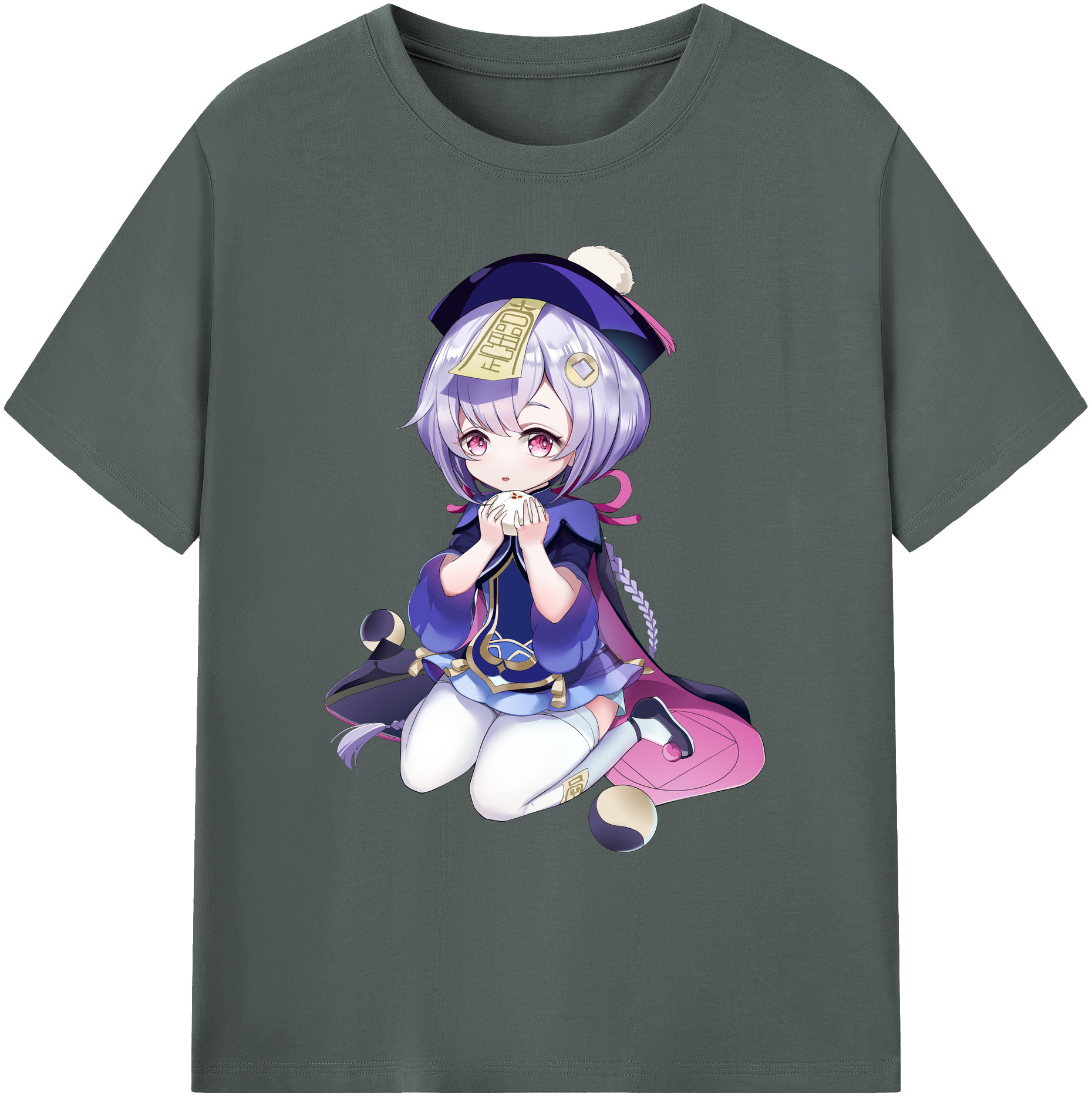 げんし神 七七 なな  genshin Nana 綿100％ メンズ半袖Tシャツ｜肌触りやわらか＆通気性